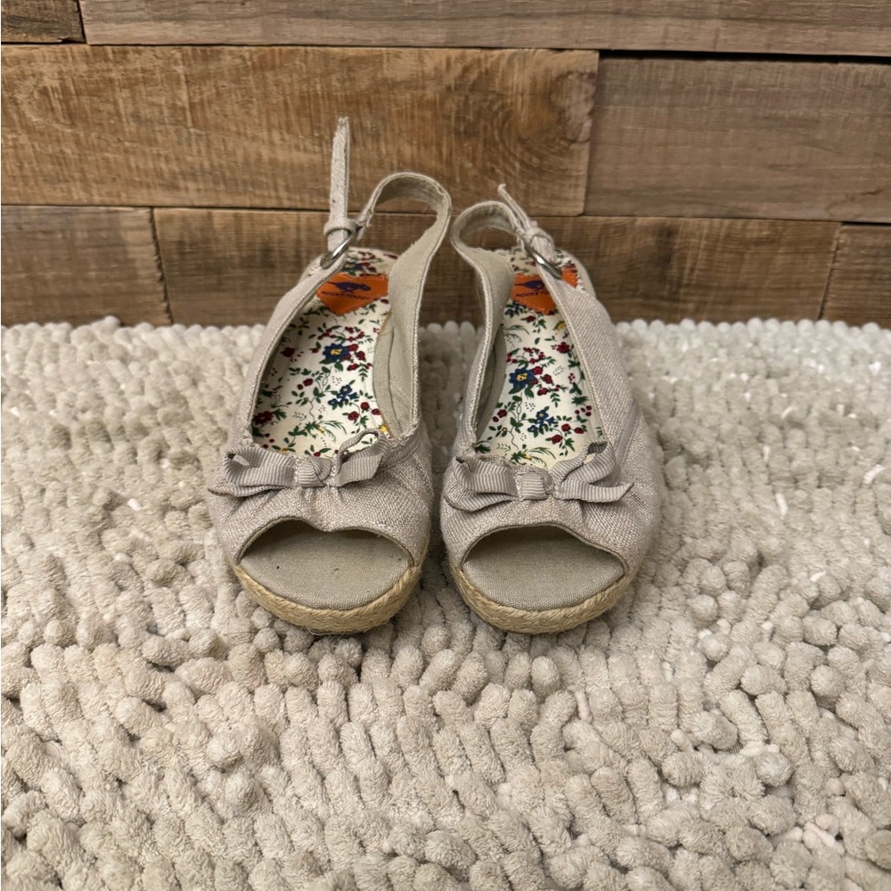 Rocket dog peep toe espadrille wedge.  Size 6.5